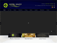 Tablet Screenshot of hotelsavoyica.com